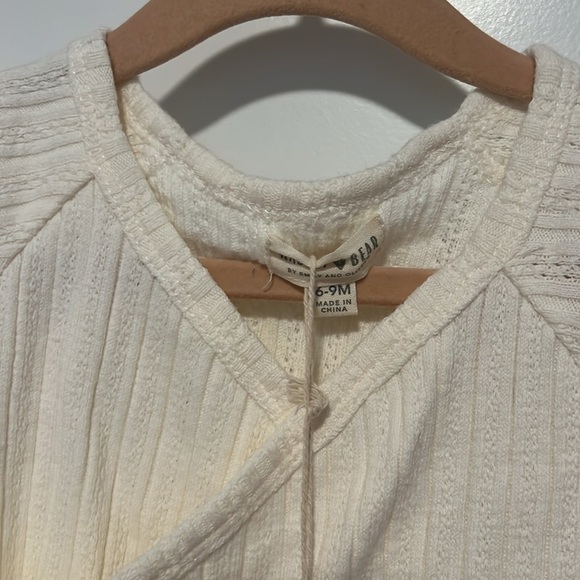 Rabbit & Bear Organic Cream Kids Sweater Set - Picture 4 of 6